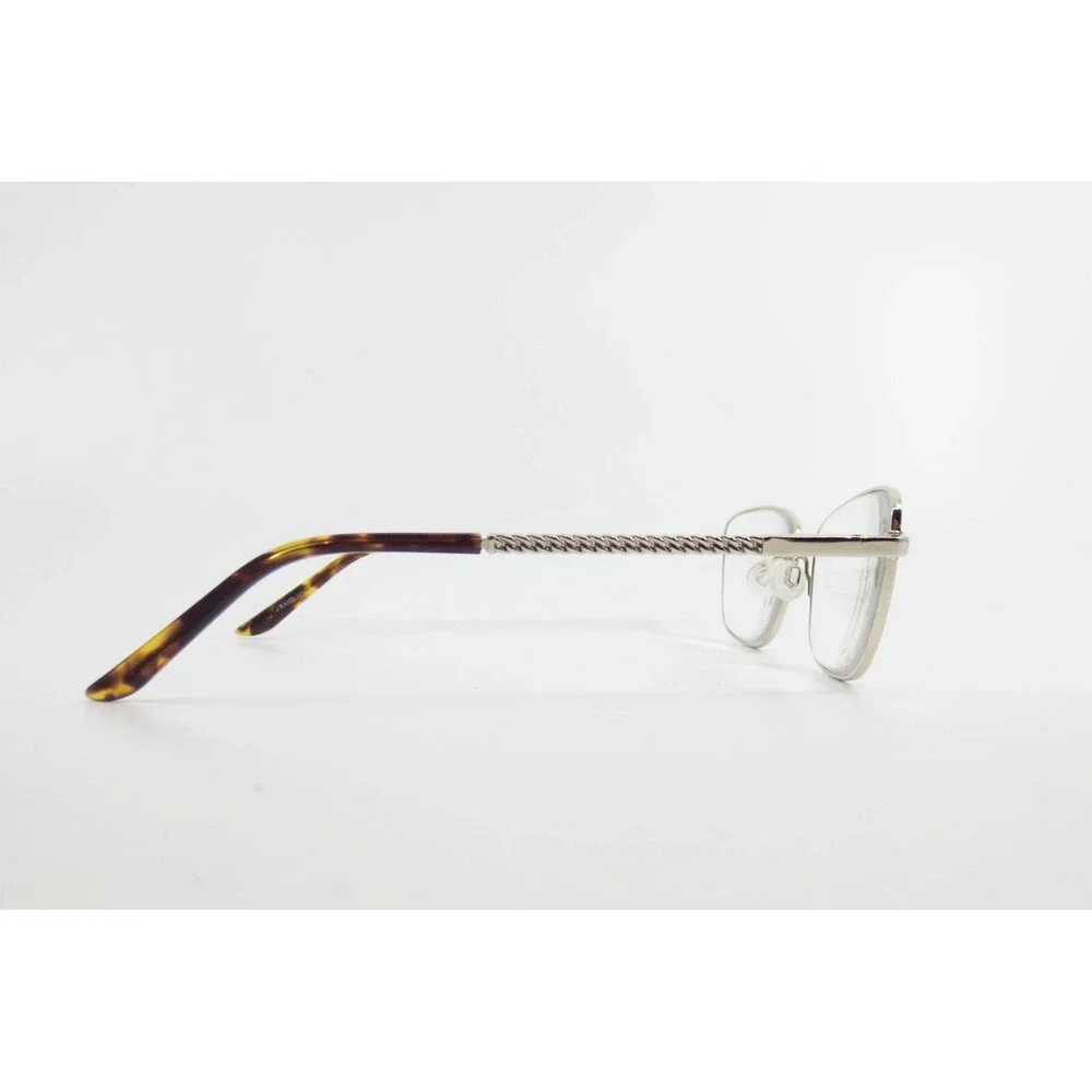 Club Master CM 202227 Black Gold Rectangular Eyeglasses Frames 52-16-135 Twisted